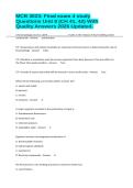 MCB 3023&colon; Final exam 4 study Questions Unit 8 &lpar;CH 41&comma; 42&rpar; With Quality Answers 2026 Updated&period;