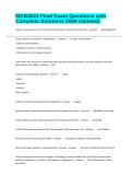 MCB3023 Final Exam Questions with Complete Solutions 2026 Updated&period;