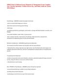 NR605 Final & Midterm Exam &vert; Diagnosis & Management Exam Complete Test &comma; Practice Questions&comma; Verified Answer Key&comma; and Study Guide for &lpar;Latest 2026 Edition&rpar;&NewLine;
