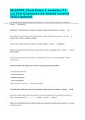 Mcb3023&colon; Final Exam 2 modules 2&period;1-2&period;3 Test Questions All Solved Correct 2026 Updated&period;
