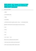 MCB 3023&colon; UF- Exam 2&comma;3 And 4 Test Questions with Accurate Solutions 2026-2027 Updated&period;