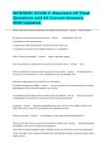 MCB3020&colon; EXAM 2- Bacusmo UF Final Questions and All Correct Answers 2026 Updated&period;