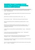 Mcb3023- Exam 1 modules 1&period;1-1&period;4 Actual Test Questions with Complete Solutions 2026 Updated&period;