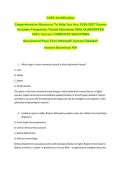 CAPA Certification  &NewLine;Comprehensive Resource To Help You Ace 2026-2027 Exams &NewLine;Includes Frequently Tested Questions With ELABORATED &NewLine;100&percnt; Correct COMPLETE SOLUTIONS &NewLine;Guaranteed Pass First Attempt&excl;&excl; Current Update&excl;&excl; &NewLine;Instant Download Pdf