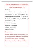 NURS 5433 FNP II MIDTERM EXAM &ndash; 200&plus; BOARD-STYLE QUESTIONS WITH CORRECT ANSWERS & RATIONALES &vert; FAMILY NURSE PRACTITIONER COMPREHENSIVE REVIEW&NewLine;&NewLine;
