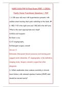 NURS 5434 FNP III FINAL EXAM &ndash; 200&plus; BOARD-STYLE QUESTIONS WITH CORRECT ANSWERS & RATIONALES &vert; FAMILY NURSE PRACTITIONER COMPREHENSIVE REVIEW&NewLine;&NewLine;