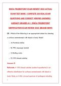 NWCA PHLEBOTOMY EXAM NEWEST 2025 &ndash; 250&plus; REAL EXAM QUESTIONS WITH CORRECT ANSWERS & RATIONALES &vert; CERTIFICATION TEST BANK &ndash; PASS YOUR PHLEBOTOMY EXAM WITH CONFIDENCE&NewLine;&NewLine;