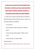 OACIQ EXAM AND PRACTICE TEST BANK NEWEST 2026 &ndash; 200&plus; REAL EXAM QUESTIONS WITH CORRECT ANSWERS & RATIONALES &vert; QUEBEC REAL ESTATE BROKER CERTIFICATION REVIEW&NewLine;&NewLine;