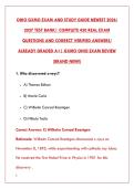OHIO GXMO EXAM NEWEST 2026 &ndash; 450&plus; REAL EXAM QUESTIONS WITH CORRECT ANSWERS & RATIONALES &vert; OHIO GENERAL X‑RAY MACHINE OPERATOR TEST BANK &ndash; PASS YOUR GXMO LICENSURE EXAM WITH CONFIDENCE&NewLine;&NewLine;