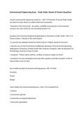 Environmental Engineering Exam &ndash; Study Guide&comma; Review & Practice Questions