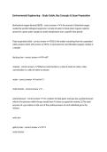 Environmental Engineering &ndash; Study Guide&comma; Key Concepts & Exam Preparation