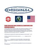 CARN UPDATED FINAL EXAMS ALL QUESTIONS AND ANSWERS SURE 
