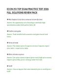 ECON 213 TOP EXAM PRACTICE TEST 2026&NewLine;FULL SOLUTIONS REVIEW PACK