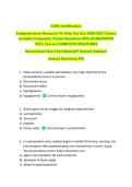 CAPA Certification  &NewLine;Comprehensive Resource To Help You Ace 2026-2027 Exams &NewLine;Includes Frequently Tested Questions With ELABORATED &NewLine;100&percnt; Correct COMPLETE SOLUTIONS &NewLine;Guaranteed Pass First Attempt&excl;&excl; Current Update&excl;&excl; &NewLine;Instant Download Pdf