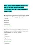 BIOL 2030 OPENSTAX MICROBIOLOGY&NewLine;PROFESSIONAL BIOLOGY PREP&NewLine;QUESTIONS AND ACCURATE ANSWERS&NewLine;GRADED A&plus;