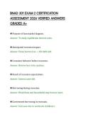 BNAD 301 EXAM 2 CERTIFICATION&NewLine;ASSESSMENT 2026 VERIFIED ANSWERS&NewLine;GRADED A&plus;