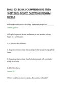 BNAD 301 EXAM 2 COMPREHENSIVE STUDY&NewLine;SHEET 2026 SOLVED QUESTIONS PREMIUM&NewLine;BUNDLE&NewLine;