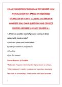 RVIA RV REGISTERED TECHNICIAN TEST NEWEST 2026 &ndash; 200&plus; REAL EXAM QUESTIONS WITH CORRECT ANSWERS & RATIONALES &vert; RVTI CERTIFICATION PREP &ndash; PASS YOUR RV TECHNICIAN EXAM WITH CONFIDENCE&NewLine;&NewLine;