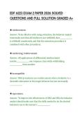 EDF 6223 EXAM 2 PAPER 2026 SOLVED&NewLine;QUESTIONS AND FULL SOLUTION GRADED A&plus;