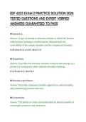 EDF 6223 EXAM 2 PRACTICE SOLUTION 2026&NewLine;TESTED QUESTIONS AND EXPERT VERIFIED&NewLine;ANSWERS GUARANTEED TO PASS&NewLine;