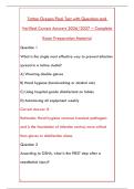 OREGON TATTOO FINAL EXAM NEWEST 2026 &ndash; 200&plus; REAL TEST BANK QUESTIONS WITH CORRECT ANSWERS & RATIONALES &vert; OREGON TATTOO ARTIST LICENSE CERTIFICATION PREP &ndash; PASS YOUR TATTOO LICENSE EXAM WITH CONFIDENCE&NewLine;&NewLine;