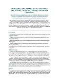 Ohio BMV Core Knowledge Exam Prep Document 2026&sol;2027 &vert; Ohio Bureau of Motor Vehicles Driver Licensing &vert; 40 Verified Questions with Detailed Explanations