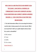 WGU C840 DIGITAL FORENSICS &ndash; NEWEST 2026 OA & PRACTICE EXAM TEST BANK &lpar;200&plus; Q&A&rpar;
