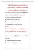 WGU D102 FINANCIAL ACCOUNTING &ndash; NEWEST 2026 OA EXAM TEST BANK &lpar;200&plus; Q&A WITH RATIONALES&rpar;