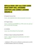 EDF6226 EXAM 1 EDF 6226 STUDY GUIDE&NewLine;EXAM SCRIPT WELL ANSWERED&NewLine;QUESTIONS AND CORRECT ANSWERS&NewLine;GRADED A&plus;&NewLine;