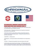 ISA MUNICIPAL ARBORIST UPDATED FINAL EXAM QUESTIONS AND ANSWERS SURE