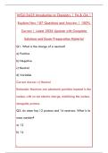 WGU D425 INTRODUCTION TO CHEMISTRY &ndash; NEWEST 2026 OA EXAM TEST BANK &lpar;200&plus; Q&A WITH RATIONALES&rpar;