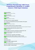 Perfusion Pharmacology ABCP Exam&NewLine;Comprehensive Questions A&plus; Graded&NewLine;Answers &vert; With Expert Solutions