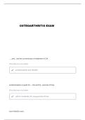 THE PHARMACOLOGY OF OSTEOARTHRITIS QUESTIONS AND VERIFIED ANSWERS