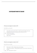 OSTEOARTHRITIS&comma; RHEUMATOID ARTHRITIS&comma; GOUT QUESTIONS AND VERIFIED ANSWERS