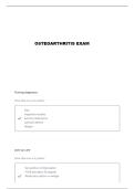 OSTEOARTHRITIS&lpar;OA&rpar;DEGENERATIVE JOINT DISEASE QUESTIONS AND VERIFIED ANSWERS