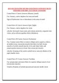 ADVANCED PATHO NEURO QUESTIONS WITH DETAILED VERIFIED AND 100&percnt; ACCURATE ANSWERS