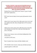 EXAM 4 CONTENT- ADVANCED PATHOPHYSIOLOGY NEUROLOGIC SYSTEM&comma; MUSCULOSKELETAL AND ENDOCRINE QUESTIONS WITH DETAILED VERIFIED AND 100&percnt; ACCURATE ANSWERS