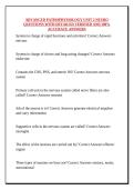 ADVANCED PATHOPHYSIOLOGY UNIT 2 NEURO QUESTIONS WITH DETAILED VERIFIED AND 100&percnt; ACCURATE ANSWERS