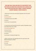 CON 3900 FINAL EXAM AND PRACTICE EXAM NEWEST 2026 &NewLine;TEST BANK&vert;CON 3900 FINAL EXAM PREP WITH COMPLETE 300 &NewLine;REAL EXAM QUESTIONS AND CORRECT VERIFIED ANSWERS &NewLine;ALREADY GRADED A&plus; &lpar;MOST RECENT&excl;&excl;&rpar; 
