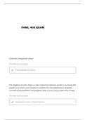 FAML 400 WEEK 2 QUESTIONS AND VERIFIED ANSWERS