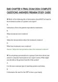 EMS CHAPTER 4 FINAL EXAM 2026 COMPLETE&NewLine;QUESTIONS ANSWERS PREMIUM STUDY GUIDE&NewLine;