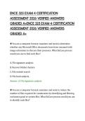 ENCE 325 EXAM 4 CERTIFICATION&NewLine;ASSESSMENT 2026 VERIFIED ANSWERS&NewLine;GRADED A&plus;ENCE 325 EXAM 4 CERTIFICATION&NewLine;ASSESSMENT 2026 VERIFIED ANSWERS&NewLine;GRADED A&plus;