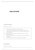 FAML 400 QUIZ 2 QUESTIONS AND VERIFIED ANSWERS