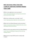 ENCE 325 EXAM 4 FINAL EXAM 2026&NewLine;COMPLETE QUESTIONS ANSWERS PREMIUM&NewLine;STUDY GUIDE