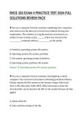 ENCE 325 EXAM 4 PRACTICE TEST 2026 FULL&NewLine;SOLUTIONS REVIEW PACK&NewLine;