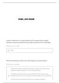 FAML 400 QUESTIONS AND VERIFIED ANSWERS