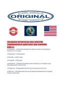 COLORADO ESTHETICIAN 2026 UPDATED COMPREHENSIVE QUESTIONS AND ANSWERS