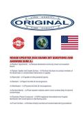 NDAEB UPDATED 2026 EXAMS SET QUESTIONS AND ANSWERS SURE