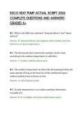 ESCO HEAT PUMP ACTUAL SCRIPT 2026&NewLine;COMPLETE QUESTIONS AND ANSWERS&NewLine;GRADED A&plus;