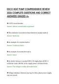 ESCO HEAT PUMP COMPREHENSIVE REVIEW&NewLine;2026 COMPLETE QUESTIONS AND CORRECT&NewLine;ANSWERS GRADED A&plus;